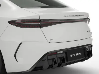 2024 BYD Seal With Interior  3D model