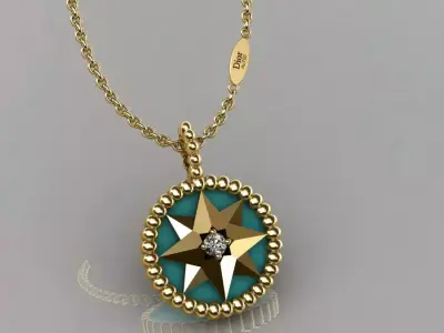 Dior Pendant  3D print model