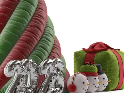 Christmas decor 3D model