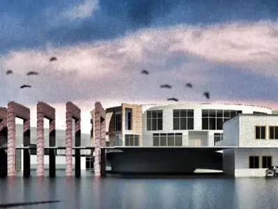 Culture Center 3D model