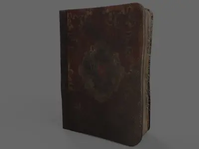 Old Book Low-poly 3D model