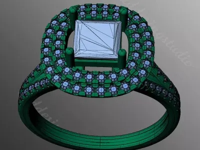 Ring ri233 3D print model