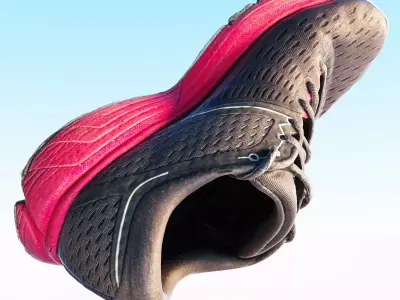 Running Shoe Low-poly 3D model
