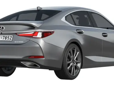 Lexus ES F-sport 2022 3D model