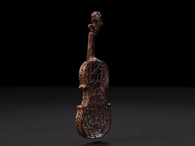 Souvenir violin 3D print model
