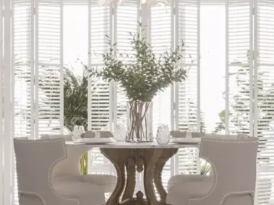 CA - Scandinavian interior scene 3D model