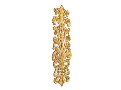 Classic decor ornament carved 43 3D model