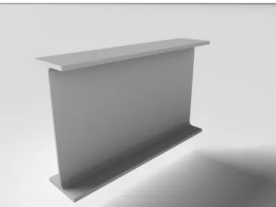 Metal Beam IPE 3D model