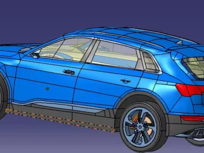 Audi model suv 3D model