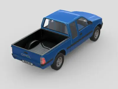 Opel Campo Cab Low-poly 3D model