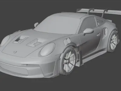 2023 Porsche 911 GT3 CUP 3D model