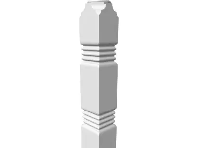 Porch Post 2 3D model