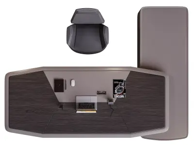 Luxury Murphy Executive Desks EMF-03D30 3D model