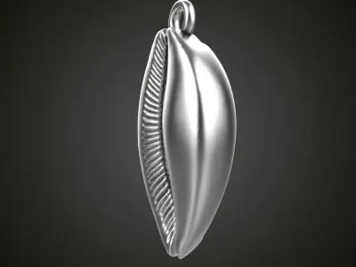 Shell pendant 3D print model