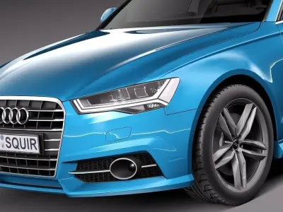 Audi A6 Sedan 2015 3D model