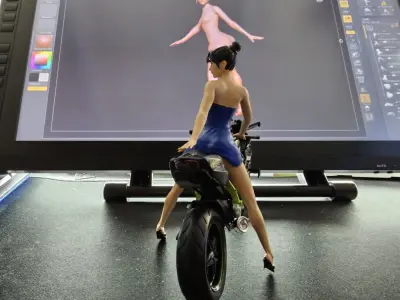 motorcycle gir2 3D print model