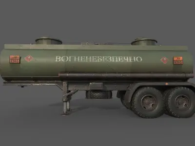 Fuel Semi-Trailer 3D model