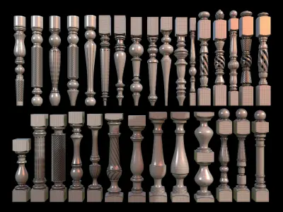 30 Baluster  3D model