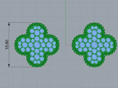 earrings 3D print model