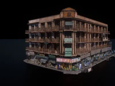 BURNSROAD CAFE  3D model