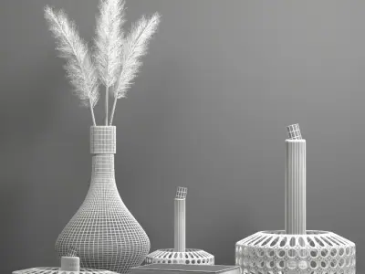 decorative set 001 3D model get