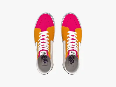 Vans Sk8-Hi Platform Multicolour 3D model