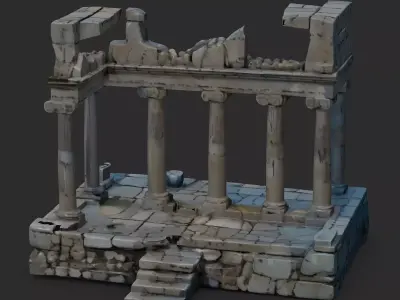 Ancient Ruins 12 3D print model