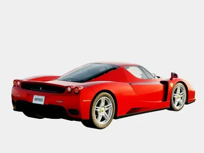 Ferrari Enzo 2002 Low-poly 3D model