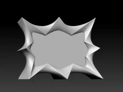 Star Photo Frame 3D print model