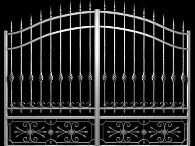 Big wrought iron collection 3D model
