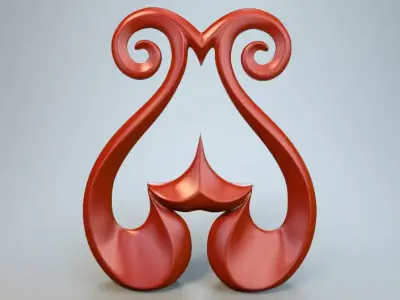 Abstract Figure 3D model 10
