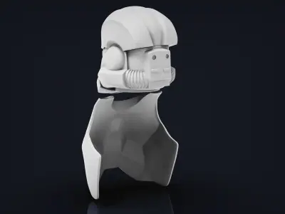 Clone Engineer Phase 2 helmet and body armor 3D print model