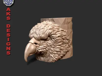 Eagle version 1 Flowerpot 3D print model