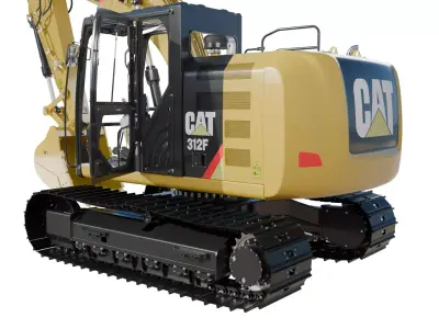 CAT excavator 312F 313F High Quality Cab 3D model