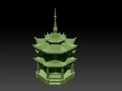 Chinese Pagoda 3D print model