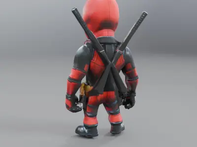 dead poll doll 3D model