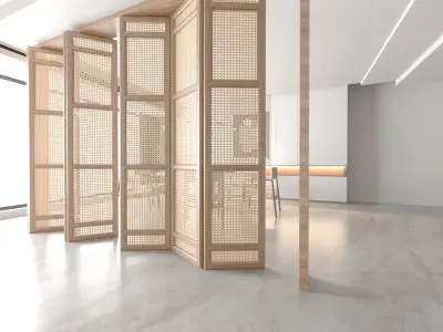 Dinning room 3D and rendering 3D model