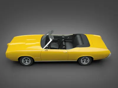 1969 Pontiac GTO Convertible 3D model