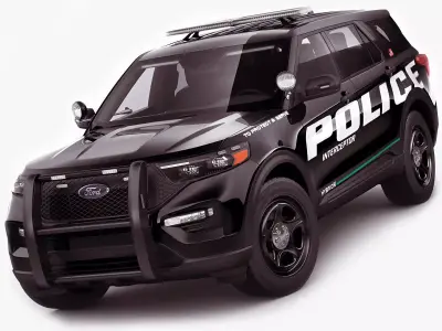 Explorer 2020 Police Interceptor 3D model