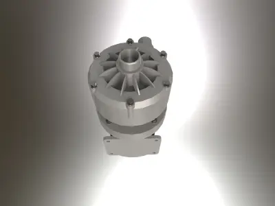 Horizontal Centrifugal Pump Free 3D model