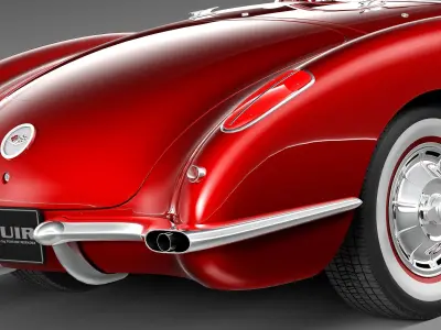 Chevrolet Corvette C1 1958-1962 3D model