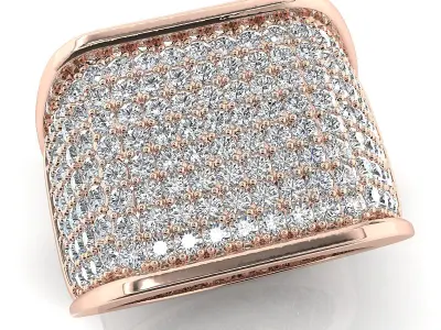 Big fancy mans ring 3D print model