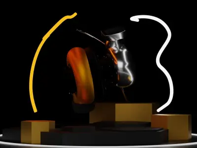 Golden Turbo 3D model