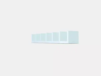 LACK Wall shelf unit 2 Low-poly 3D model