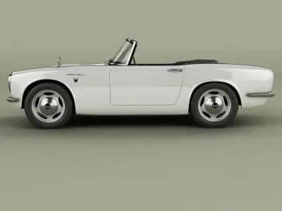 Honda S800 Roadster 3D model