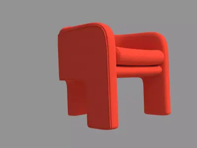 Armchair SIngle Sofa  3D model