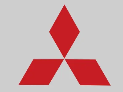 Mitsubishi emblem 3D model