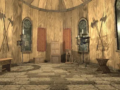 Medieval Decoration Pack Low-poly 3D model