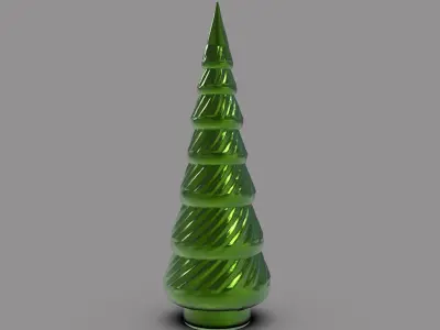 Christmas Tree Lamp 3D print model
