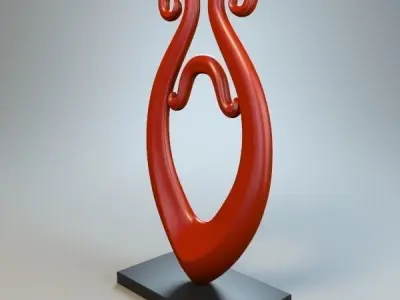 Abstract Figure m026 P 3D print model